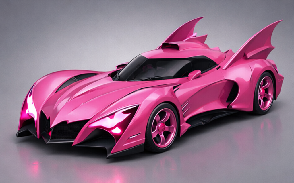 Batmobile pink
